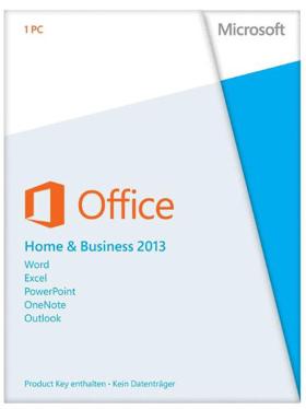 Actual product image Microsoft Office Home and Business 2013 (1 User)