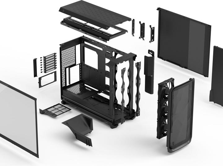 Actual product image Fractal Meshify 3 XL TG Light Tint Black (EE-ATX, SSI CEB, ATX, ITX, E-ATX, SSI EEB, mATX)