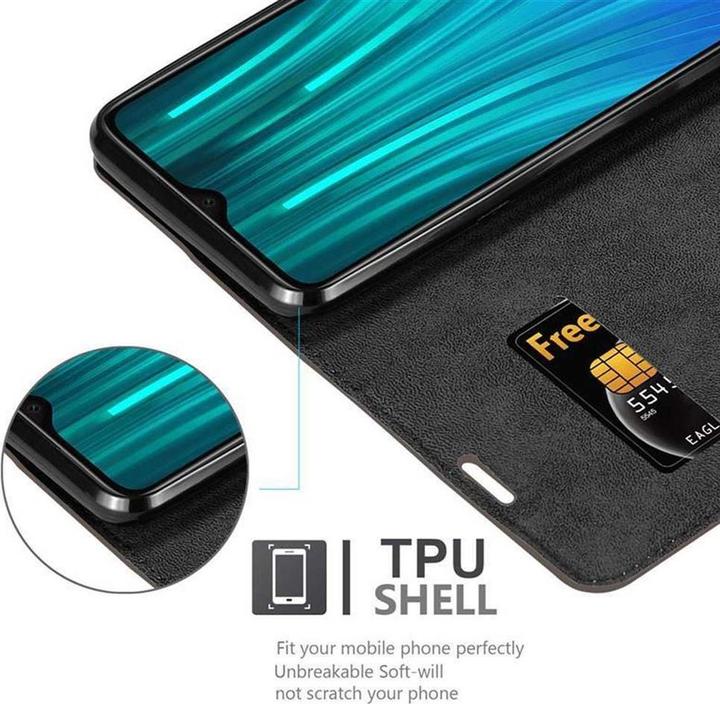 Immagine prodotto Cadorabo Copertina magnetica invisibile del libro (Xiaomi Redmi Note 8 Pro)