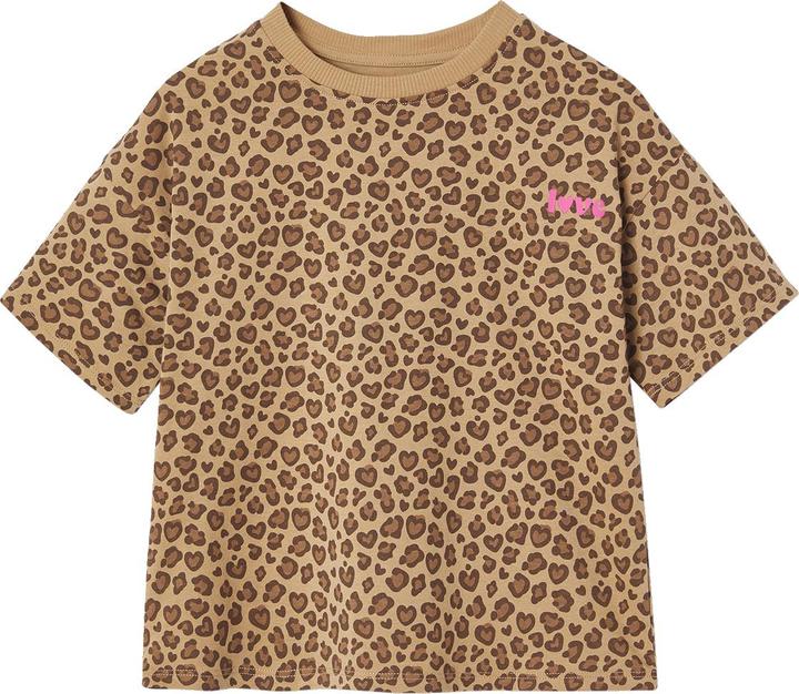 Actual product image Vertbaudet Bedrucktes Mädchen T-Shirt, leichte Oversized-Form (98)