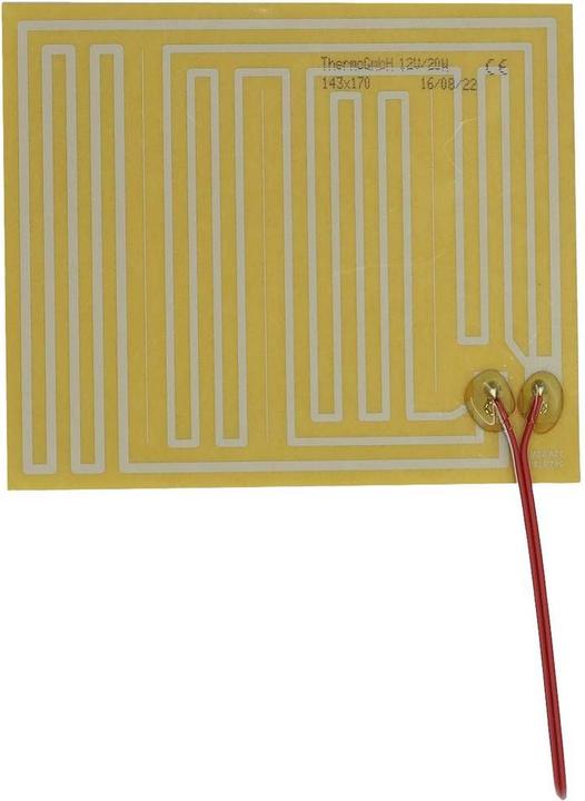 Immagine prodotto Thermo Tech Foglio riscaldante in poliestere 12 V 20 W (L x L) 170 mm x 143 mm (Foglio di riscaldamento)