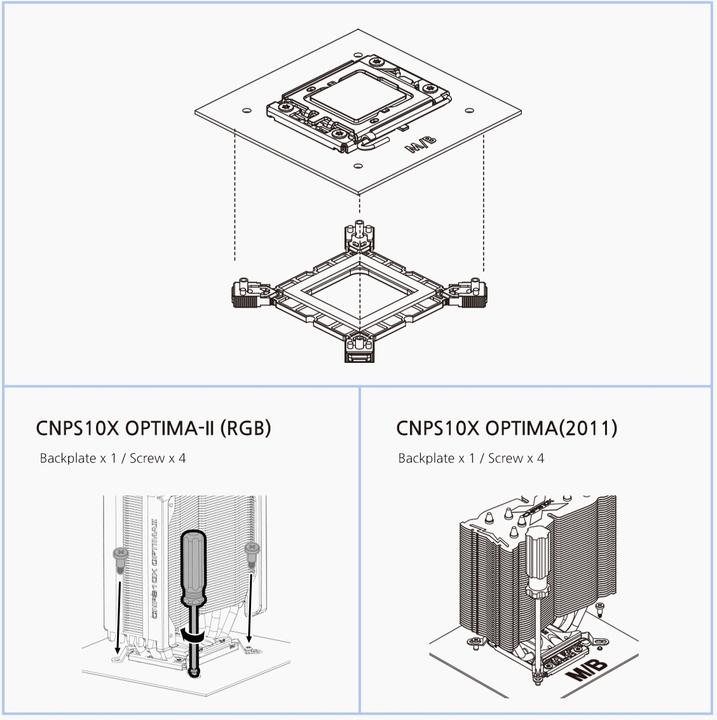 Produktbild Zalman ZM-1700MKD Intel LGA 1700 Mounting Kit