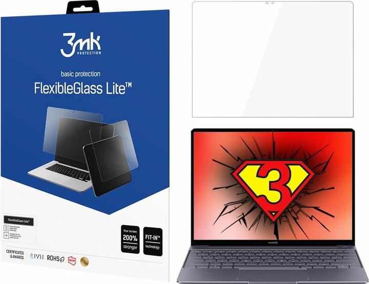 Immagine prodotto 3MK Huawei MateBook X - FlexibleGlass Lite™ 13" (1 Pezzo/i, Regno Q, Oppo A3)