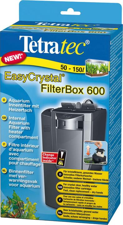 Tetra Filter EasyCrystal 600 (150 l, Innenfilter, Süsswasser, Salzwasser)