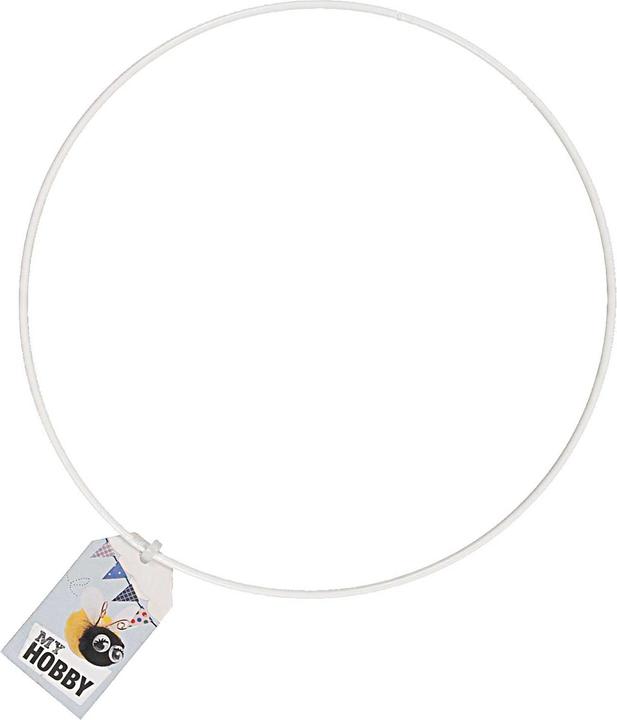 Produktbild Rico Design Metallring 25 cm Weiss 1 Stück