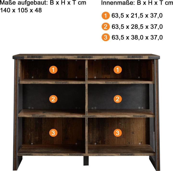 Produktbild Trendteam Prime Pier (120 x 48 x 105 cm)