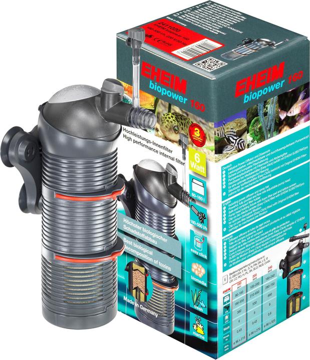 Eheim Biopower 160+ media (160 l, Innenfilter, Süsswasser, Salzwasser)