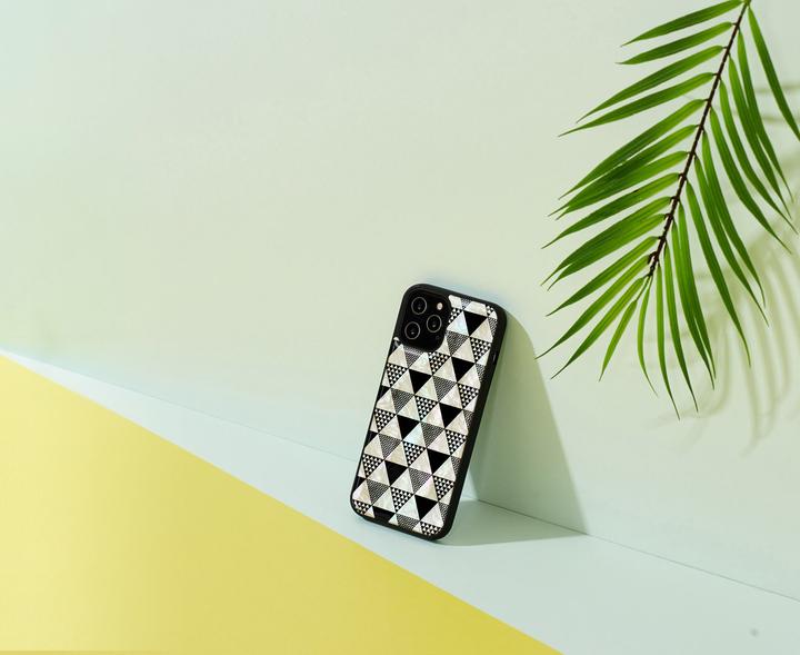 Produktbild Ikins case for Apple iPhone 12 Pro Max pyramid juodas (Apple iPhone 12 Pro Max)
