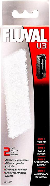 Produktbild Fluval Schaumstofffiltereinsatz U3 (Innenfilter, Süsswasser, Salzwasser)