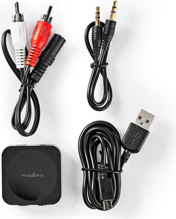 Produktbild Nedis Bluetooth Transmitter Receiver Bluetooth Transmitter Receiver Connection Input: 1x AUX Connect (Sender & Empfänger)