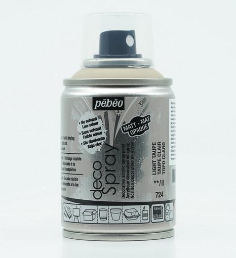 Actual product image Pebeo Decospray Matt acrylic paint (Taupe Light, 100 ml)