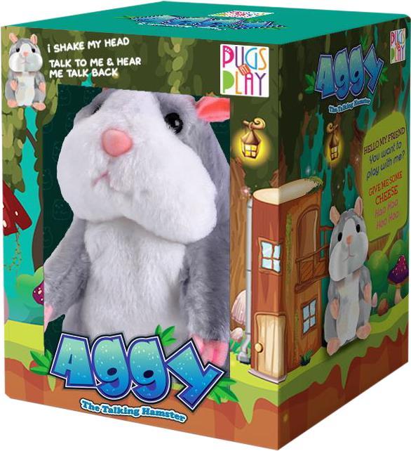 Produktbild Pugs at play MOPS IM SPIEL Sprechender Hamster AGGY (5.30 cm)