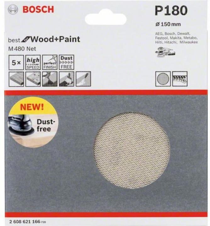 Produktbild Bosch Professional Zubehör M480 Netzschleifblatt (180)