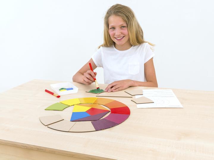 Produktbild Betzold MDF-Farbkreis Ø 40cm, blanko (Deutsch, Französisch, Englisch)