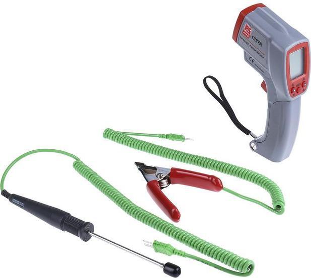 Rs Pro RS 1327K IR Thermometer & Probes Kit