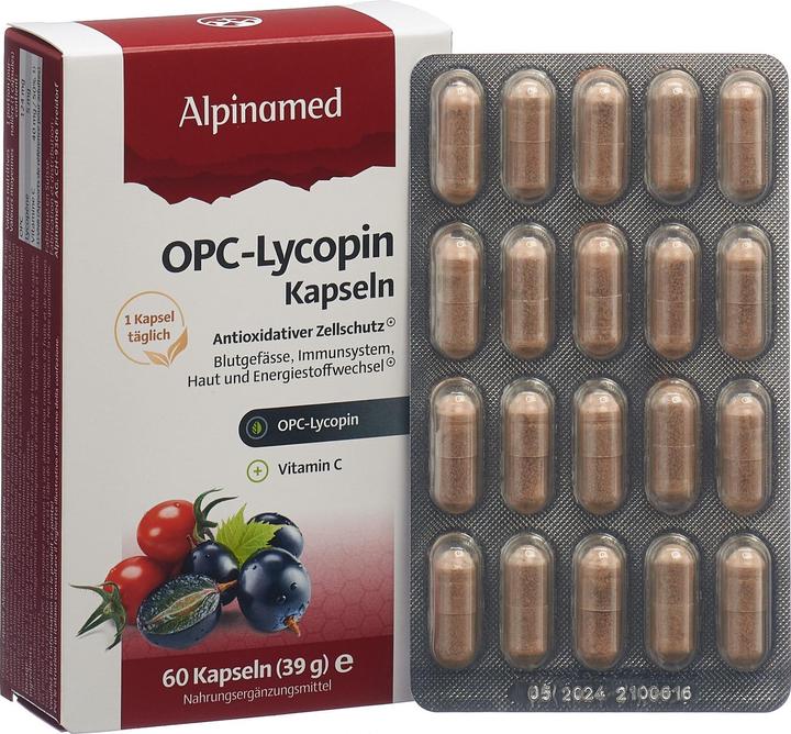 Produktbild Alpinamed Opc Lycopin (60 Stück, Kapseln, 63 g)