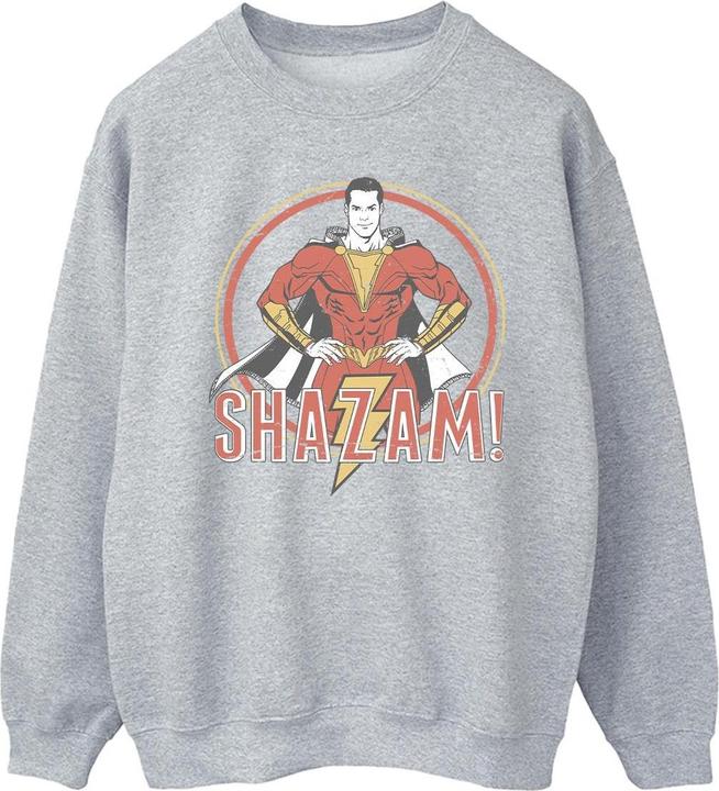 Produktbild Shazam Retro Circle Distressed Sweatshirt (S)