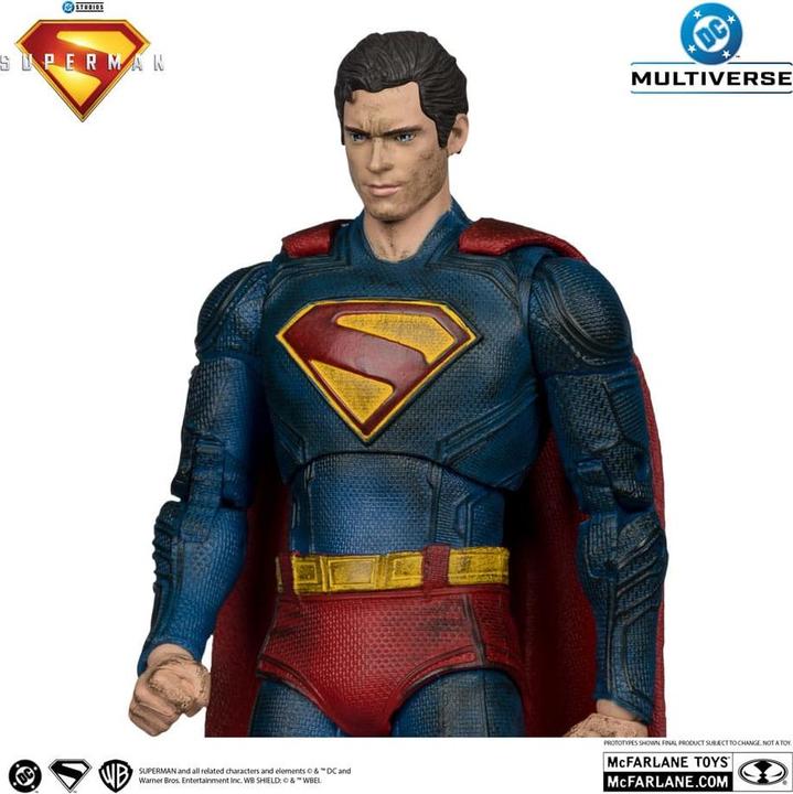 Produktbild McFarlane Superman (2025) DC Multiverse Actionfigur Superman (Battle Damaged) (Gold Label) 18 cm