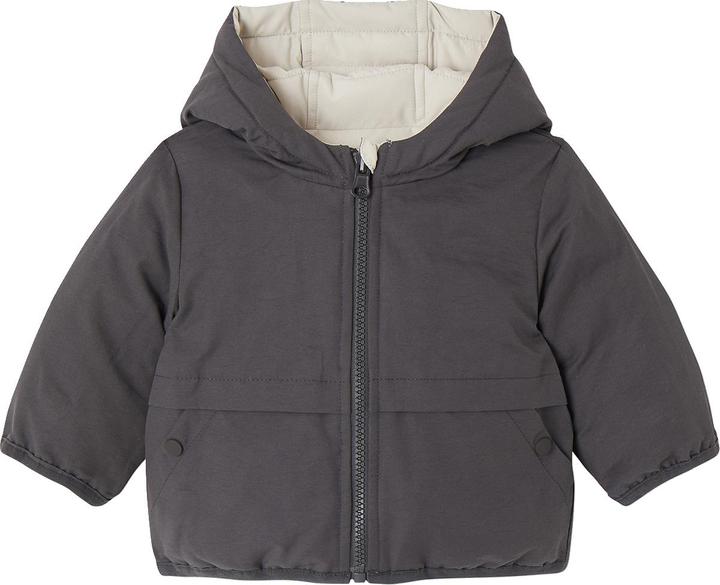 Actual product image Vertbaudet Reversible baby jacket with recycled polyester (74)