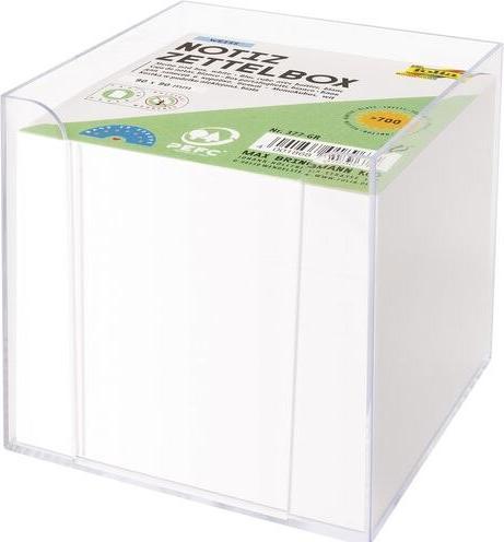 Immagine prodotto Folia Scatola per appunti 9x9x9cm incl. 700 fogli bianchi trasparenti (9 x 9 cm)
