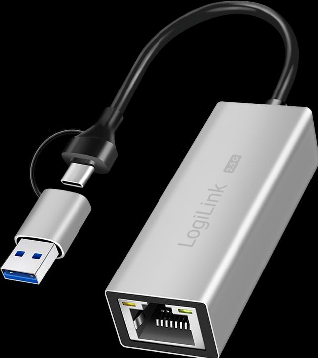 Produktbild LogiLink USB-A/-C zu 2.5G Ethernet (USB)