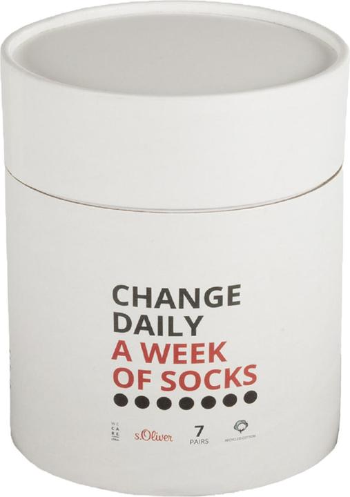 Produktbild S.Oliver Unisex essentials Socken in Box 7p (7er Pack, 43, 46)