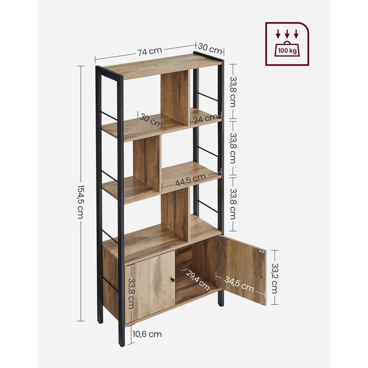 Actual product image Vasagle Sam (74 x 30 x 154.5 cm)