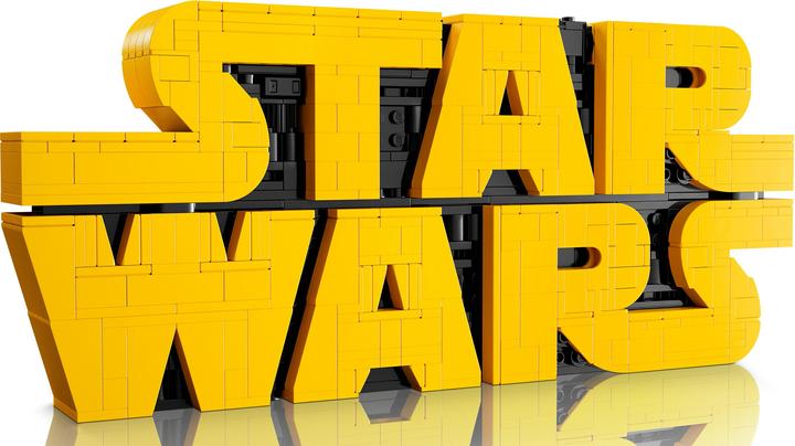 Actual product image LEGO Star Wars™ logo made from bricks (75407, LEGO Star Wars)