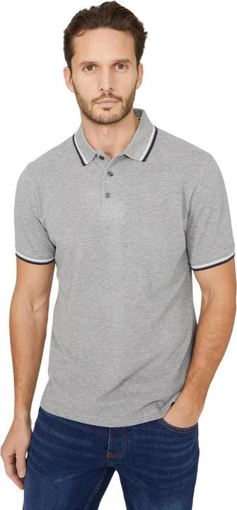 Universal Textiles Pique Tipped Polo Shirt