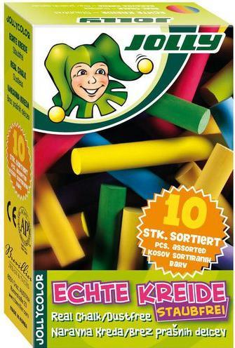 Produktbild Jolly Kreide farbsortiert 10 St. (Farbig sortiert, 10 x)