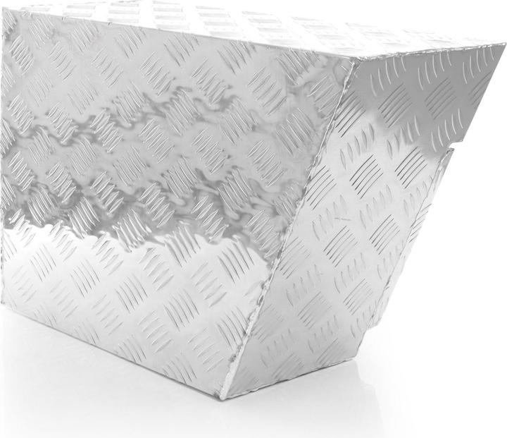 Actual product image XPOtool Aluminium Drawbar Box Left 60x25x40cm Trailer Box Truck Storage Box up to 50L with 2 Keys