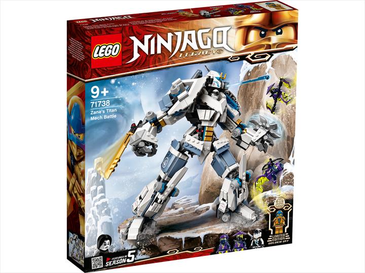 Actual product image LEGO Zane's Titan Mech (71738, LEGO Ninjago)