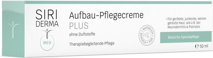 Produktbild Siriderma Aufbau Pflegecreme PLUS ohne Duftstoffe (50 ml, Gesichtswasser)