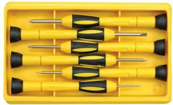 Actual product image Toya CrV TORX watch screwdriver set 6 pieces (Pin-torx)