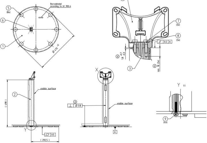Produktbild Loewe 73190D00 (Universal, 65", 25 kg)