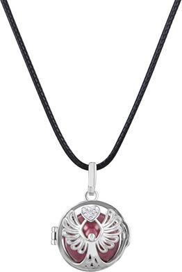 Bell MUMMY - WomenÂ's necklace red K10PC18 (L)