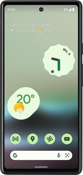 Produktbild Google Pixel 6a (128 GB, Chalk White, 6.10", SIM + eSIM, 12.20 Mpx, 5G)
