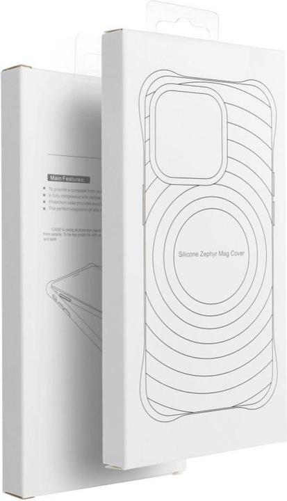 Image du produit OEM Back panel cover Silicone Zephyr Mag Cover compatible with MagSafe do IPHONE 16 PLUS pink (Apple iPhone 16 Plus)