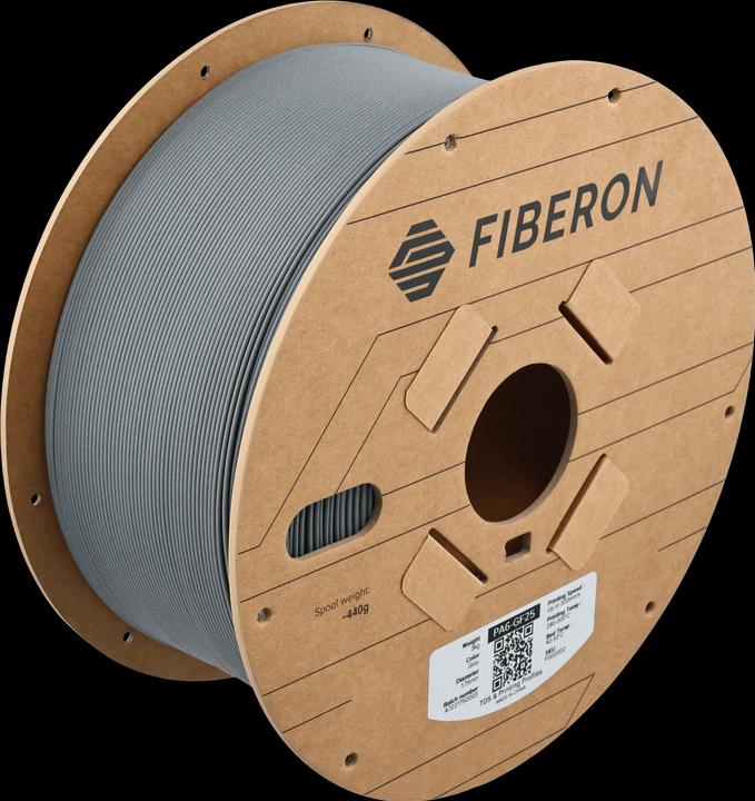Produktbild Polymaker PA6-GF25 1,75mm GREY 3kg (Nylon, 1.75 mm, 3000 g, Grau)