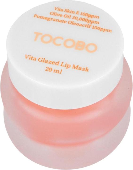 Actual product image Tocobo Vita Glazed Lip Mask 20ml Moisturizing Night Lip Care (Balm, 20 ml)