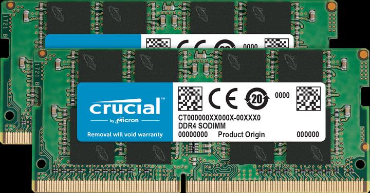Actual product image Crucial Laptop Memory (2 x 8GB, 3200 MHz, DDR4-RAM, SO-DIMM)