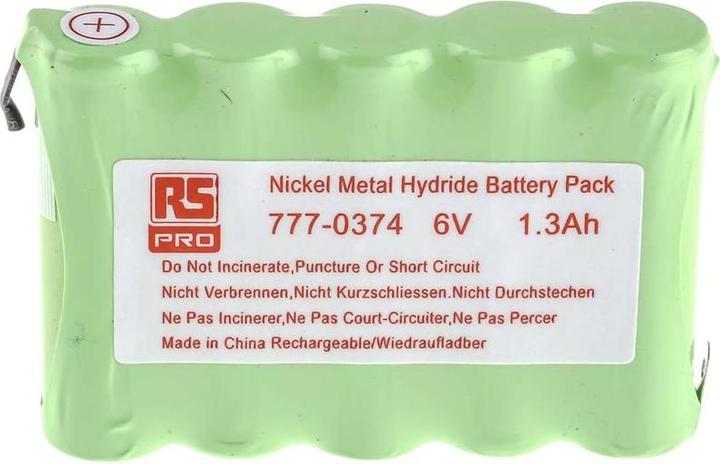 Produktbild Rs Pro NiMH AA x 5 1300mAh 6V Pack (5 Stk., AA, 1300 mAh)