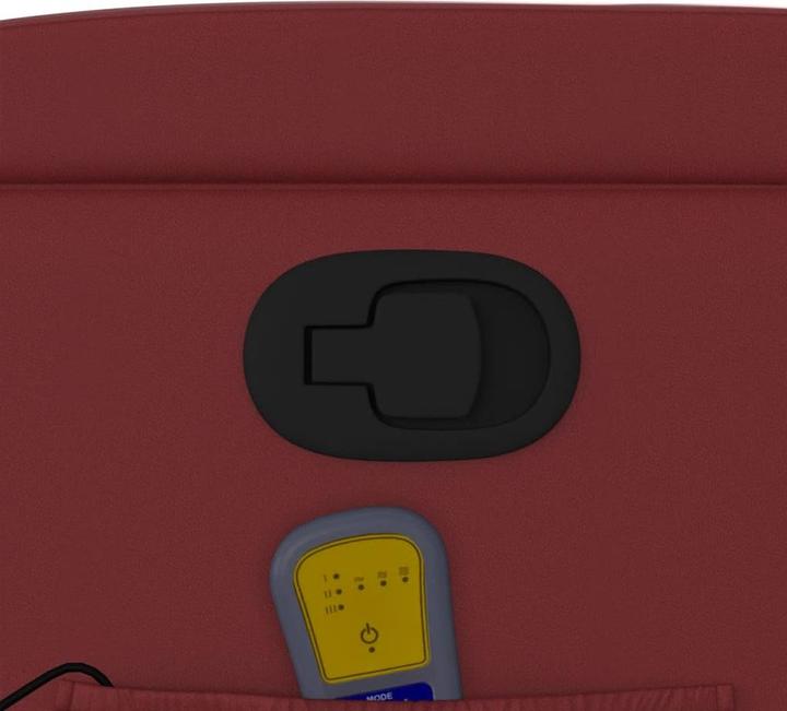 Immagine prodotto VidaXL Sedia da massaggio in similpelle rosso vino, colore: rosso vino, materiale