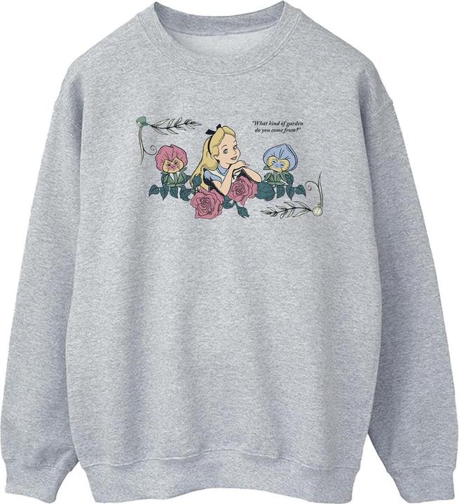 Disney Alice In Wonderland What Kind Of Garden Sweatshirt