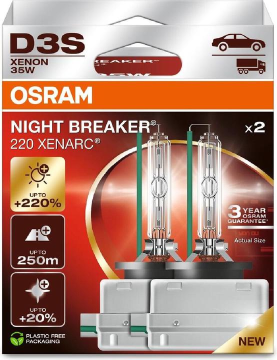 Produktbild Osram Xenon Leuchtmittel Night Breaker 220 D3s (D3S)