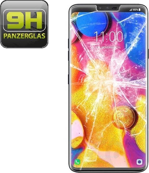 Actual product image Protectorking 1x real tempered 9H armoured glass 3D CLEAR (1 Piece, LG V40 ThinQ)
