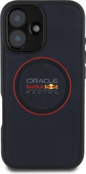 Image du produit Red Bull RBHMP16S24PUILVR iPhone 16 6.1" hardcase granatowy/navy Leather Red Ring MagSafe (Apple iPhone 16)