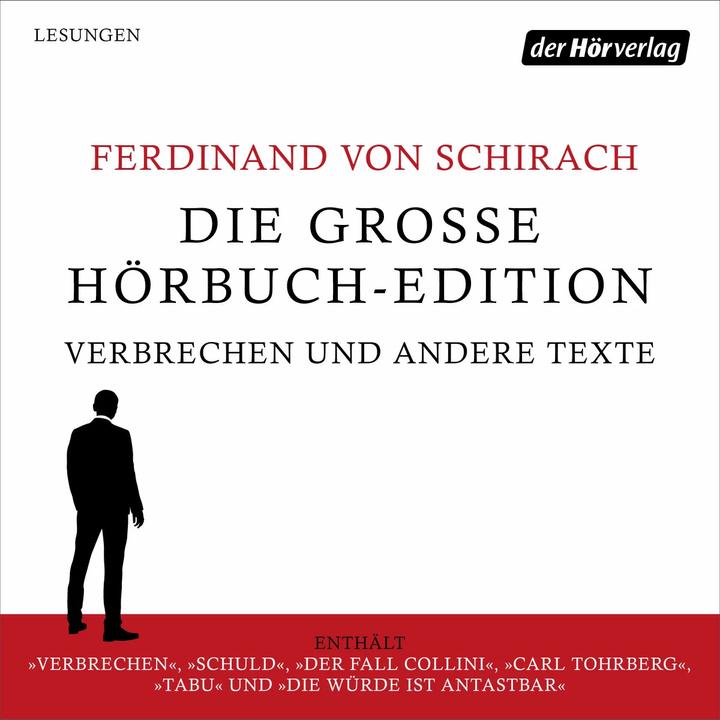 Produktbild Die grosse Hörbuch-Edition - Verbrechen und andere Texte (Matthias Brandt, Christian Berkel, Ferdinand von Schirach, Burghart Klaussner, Deutsch)