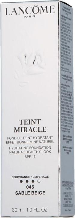 Actual product image Lancôme Complexion Miracle Fluide (045 Sable Beige)