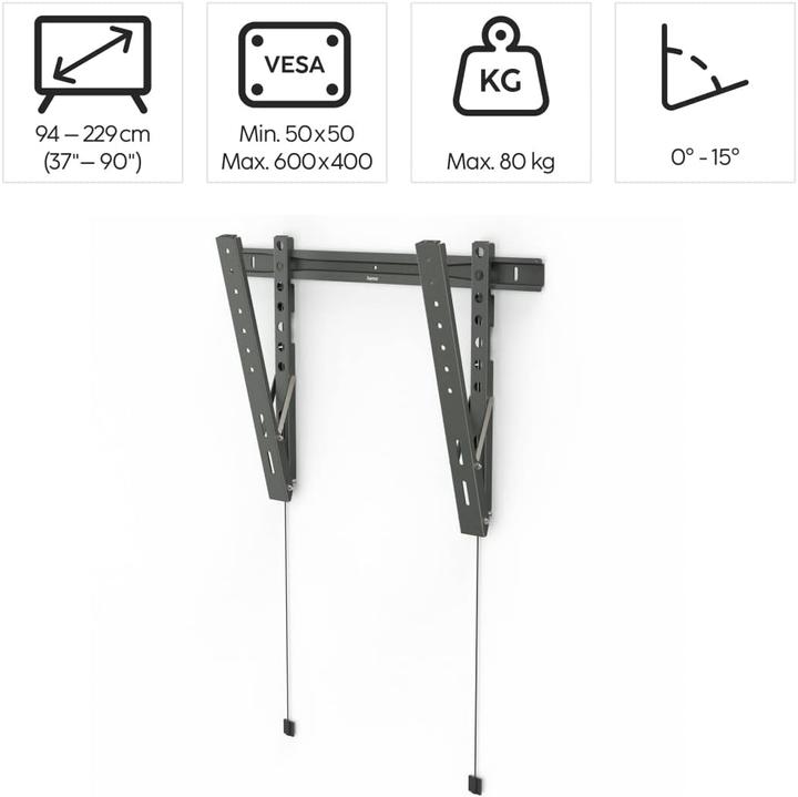 Produktbild Hama Ultraslim", 229 cm (90 (Wand, 90", 80 kg)